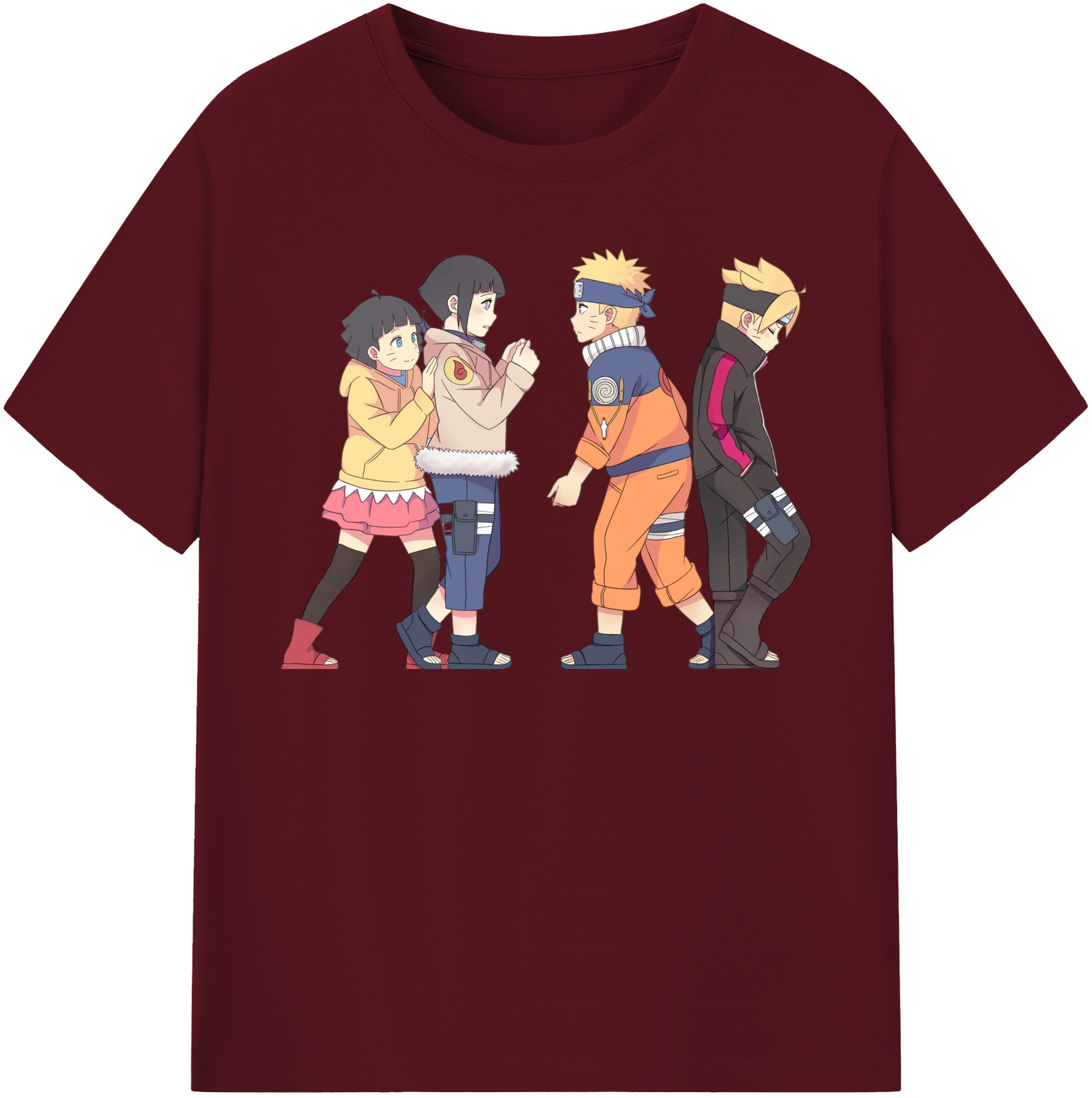 （画像用） NARUTO -ナルト- うずまき ナルト Uzumaki Naruto 綿100％半袖Tシャツ（フロントプリント）